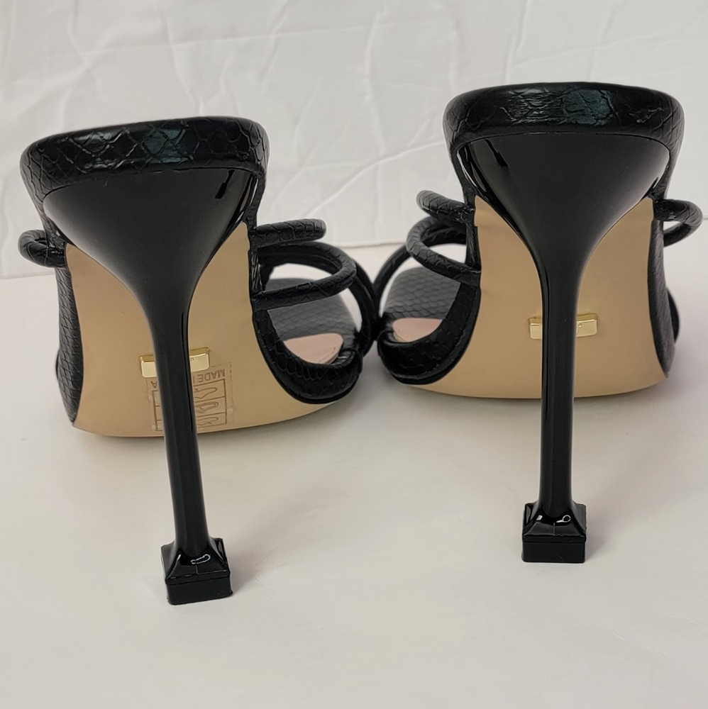 Sheln Block Square Toe  Heels Sandals/ 36 - Picture 5 of 7